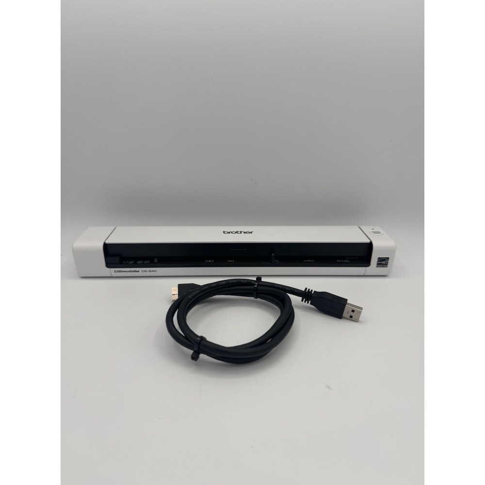 Brother DS-640 Compact Mobile Portable Document Scanner 16ppm USB Mac PC Q